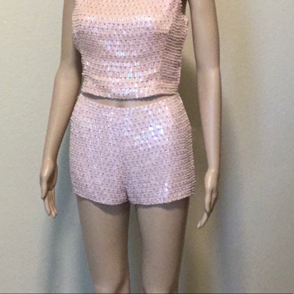Escada sequin shorts